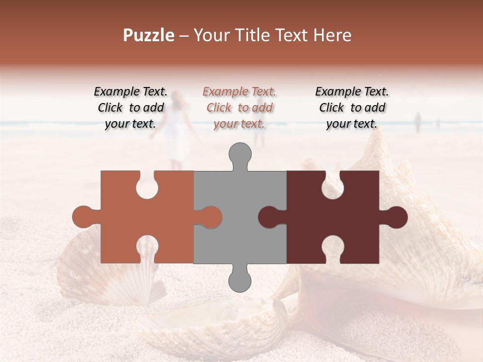 Beach Seashell Tropical PowerPoint Template