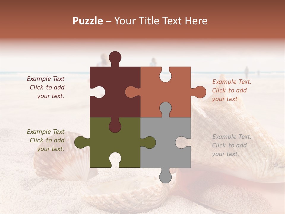 Beach Seashell Tropical PowerPoint Template