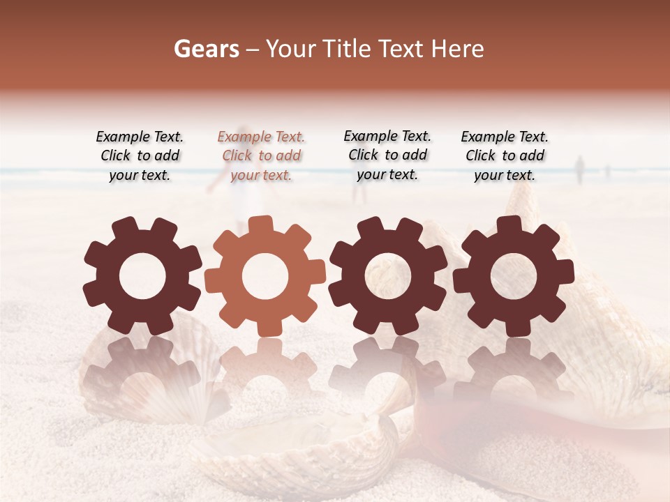 Beach Seashell Tropical PowerPoint Template