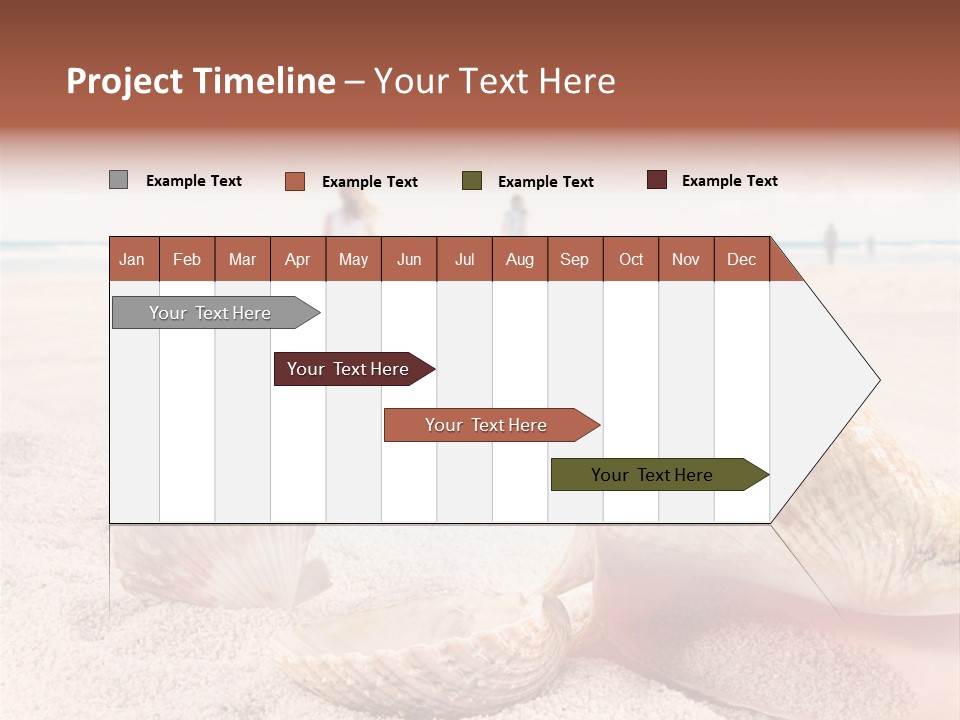 Beach Seashell Tropical PowerPoint Template