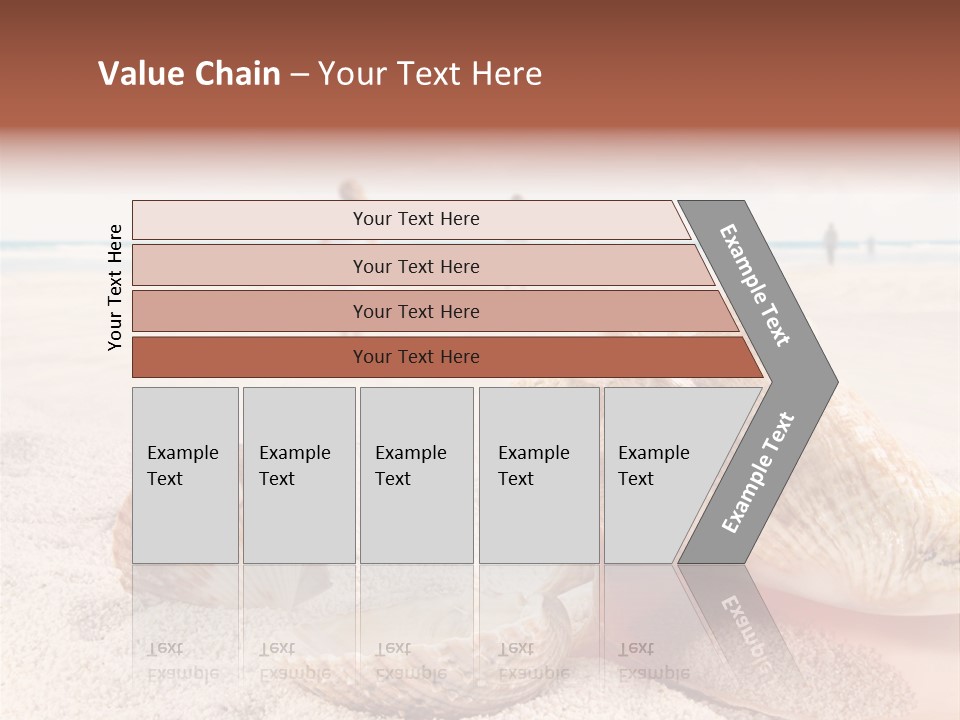 Beach Seashell Tropical PowerPoint Template