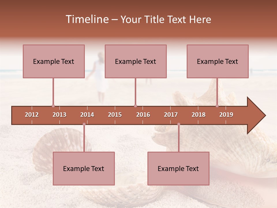 Beach Seashell Tropical PowerPoint Template