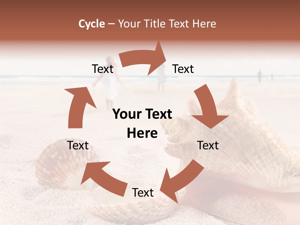 Beach Seashell Tropical PowerPoint Template