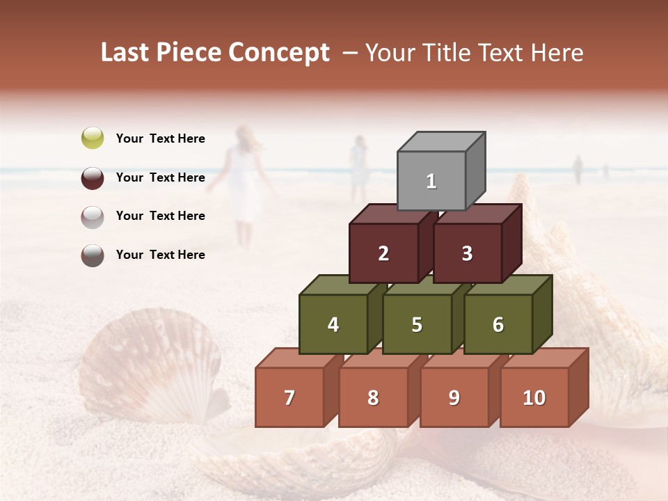 Beach Seashell Tropical PowerPoint Template