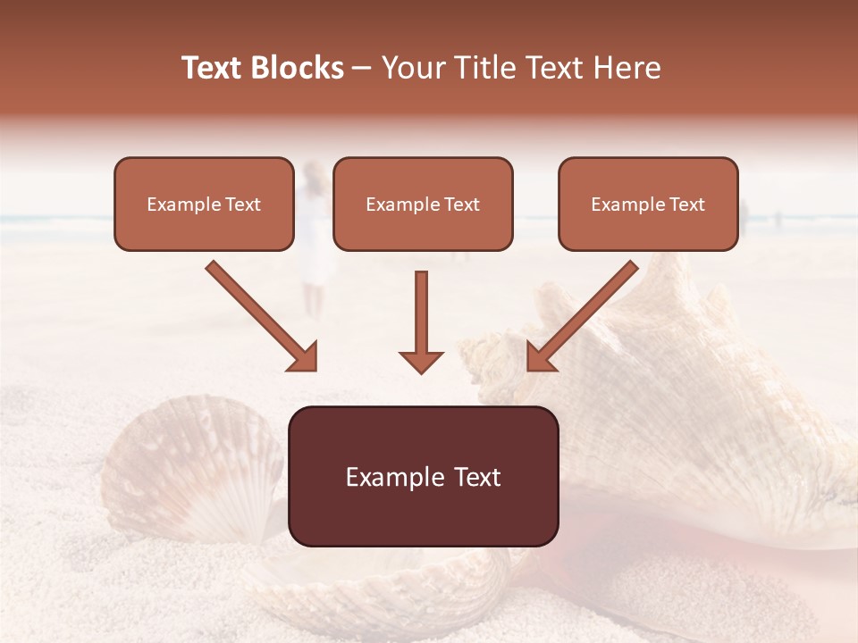 Beach Seashell Tropical PowerPoint Template