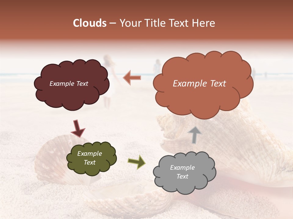 Beach Seashell Tropical PowerPoint Template