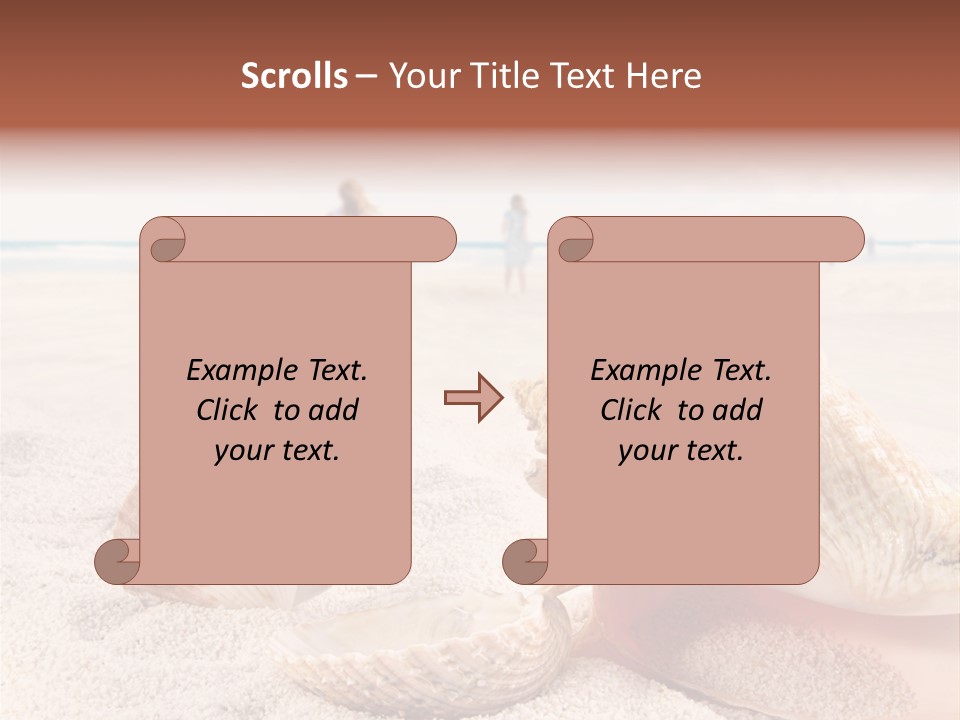 Beach Seashell Tropical PowerPoint Template
