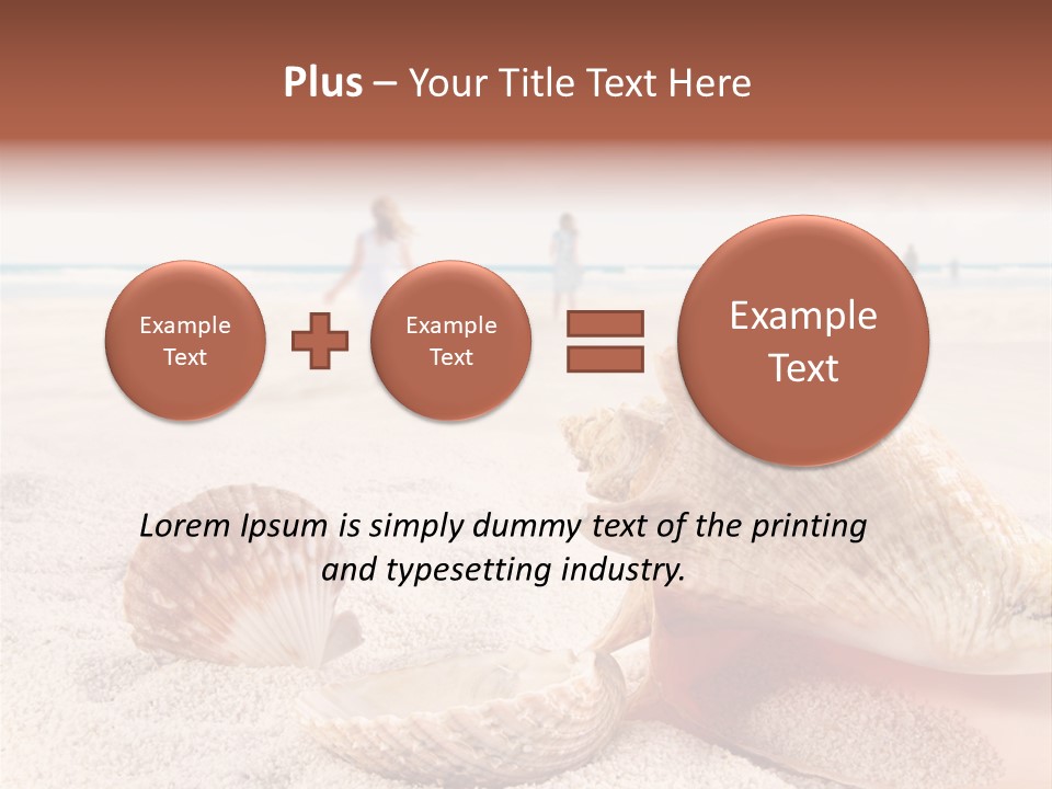 Beach Seashell Tropical PowerPoint Template
