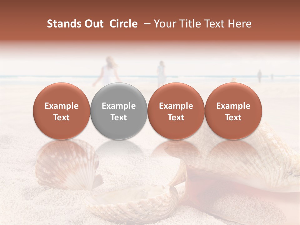 Beach Seashell Tropical PowerPoint Template
