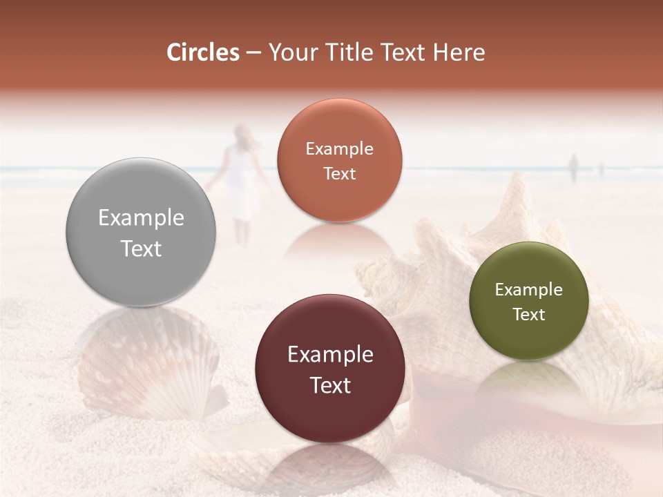 Beach Seashell Tropical PowerPoint Template