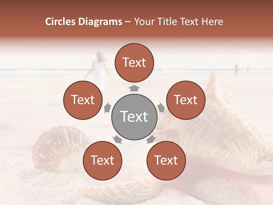 Beach Seashell Tropical PowerPoint Template
