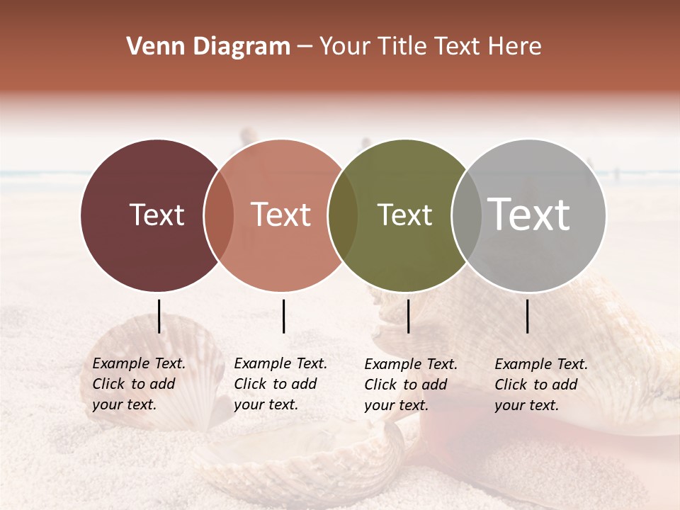 Beach Seashell Tropical PowerPoint Template