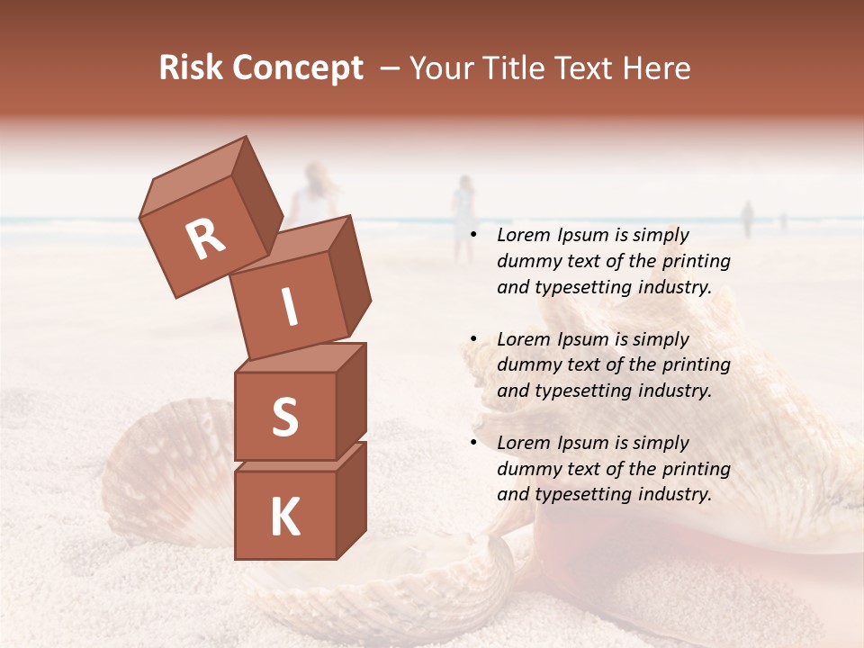 Beach Seashell Tropical PowerPoint Template