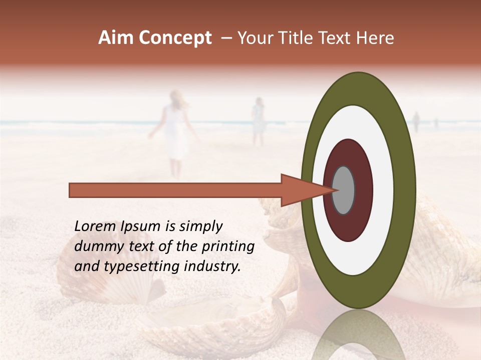 Beach Seashell Tropical PowerPoint Template