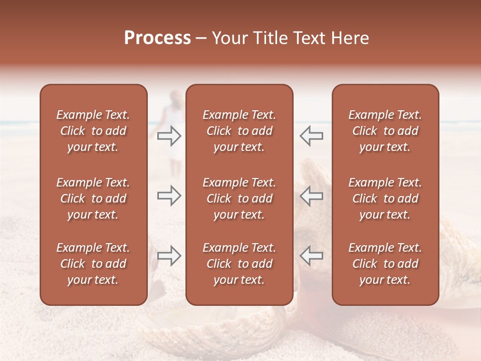 Beach Seashell Tropical PowerPoint Template
