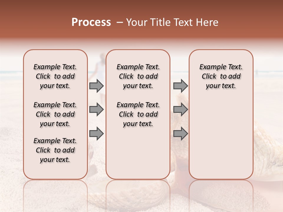 Beach Seashell Tropical PowerPoint Template