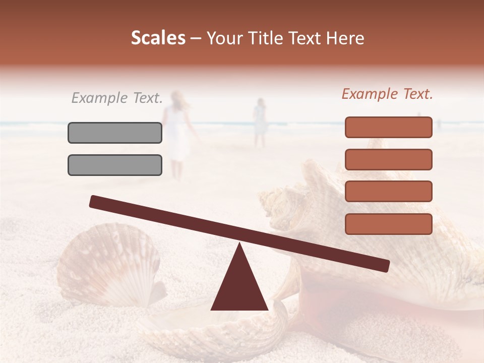 Beach Seashell Tropical PowerPoint Template