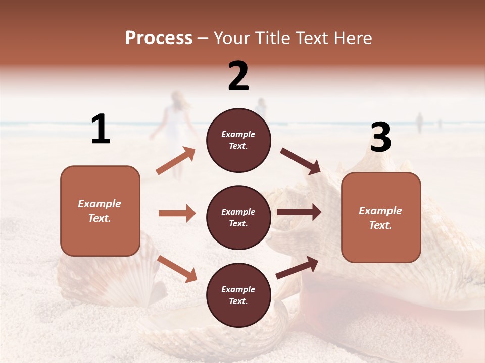 Beach Seashell Tropical PowerPoint Template