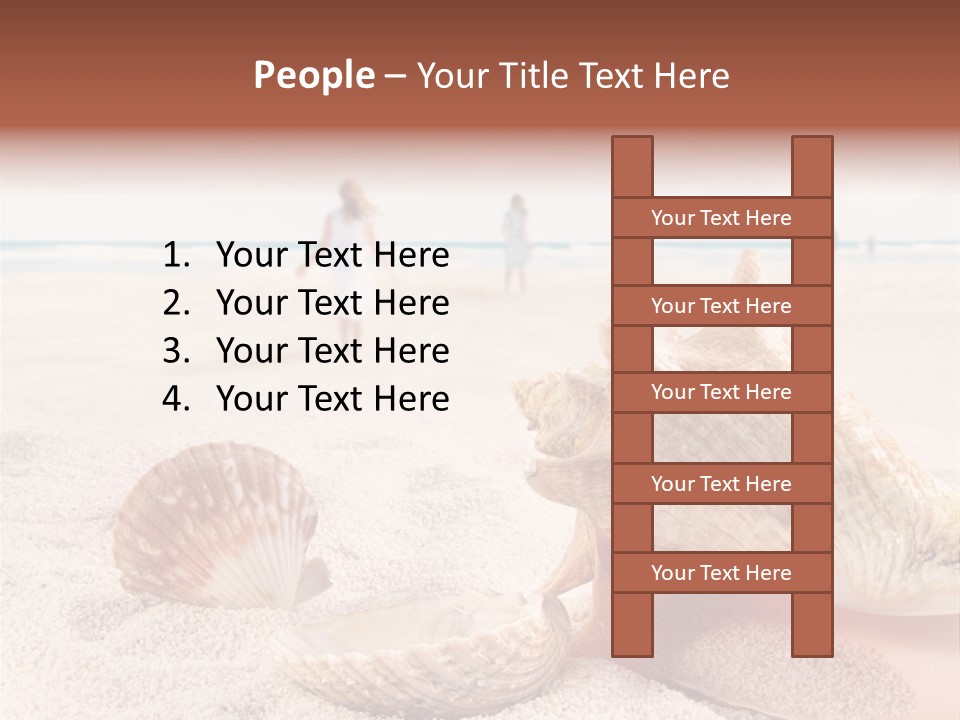 Beach Seashell Tropical PowerPoint Template