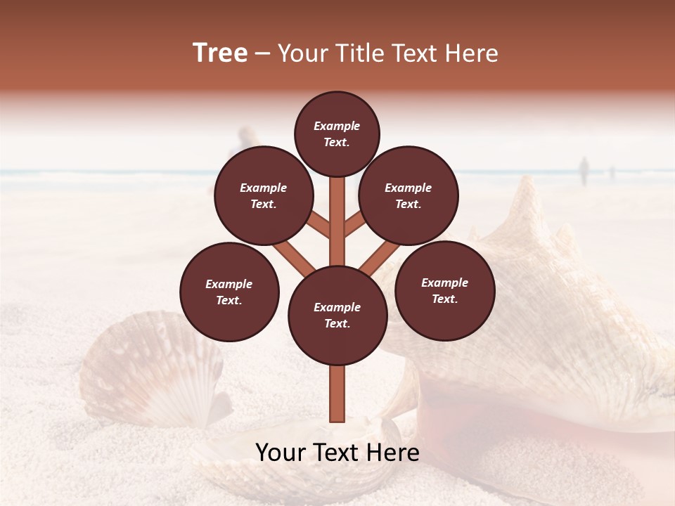 Beach Seashell Tropical PowerPoint Template