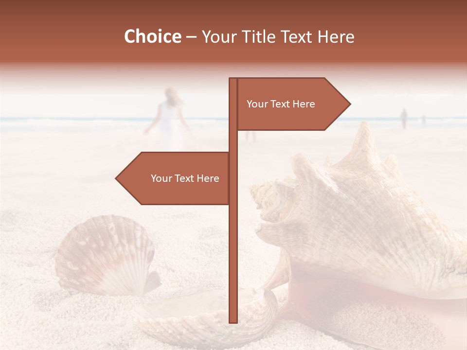 Beach Seashell Tropical PowerPoint Template