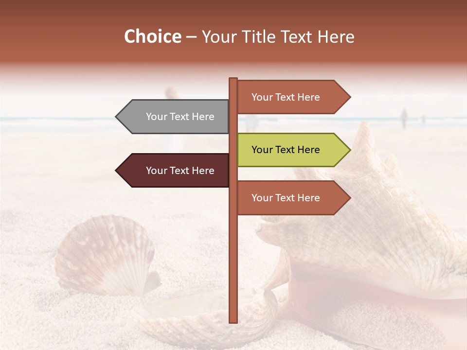 Beach Seashell Tropical PowerPoint Template