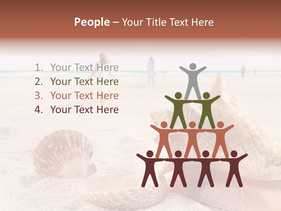 Beach Seashell Tropical PowerPoint Template