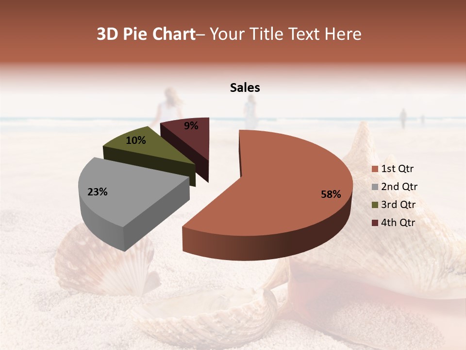 Beach Seashell Tropical PowerPoint Template