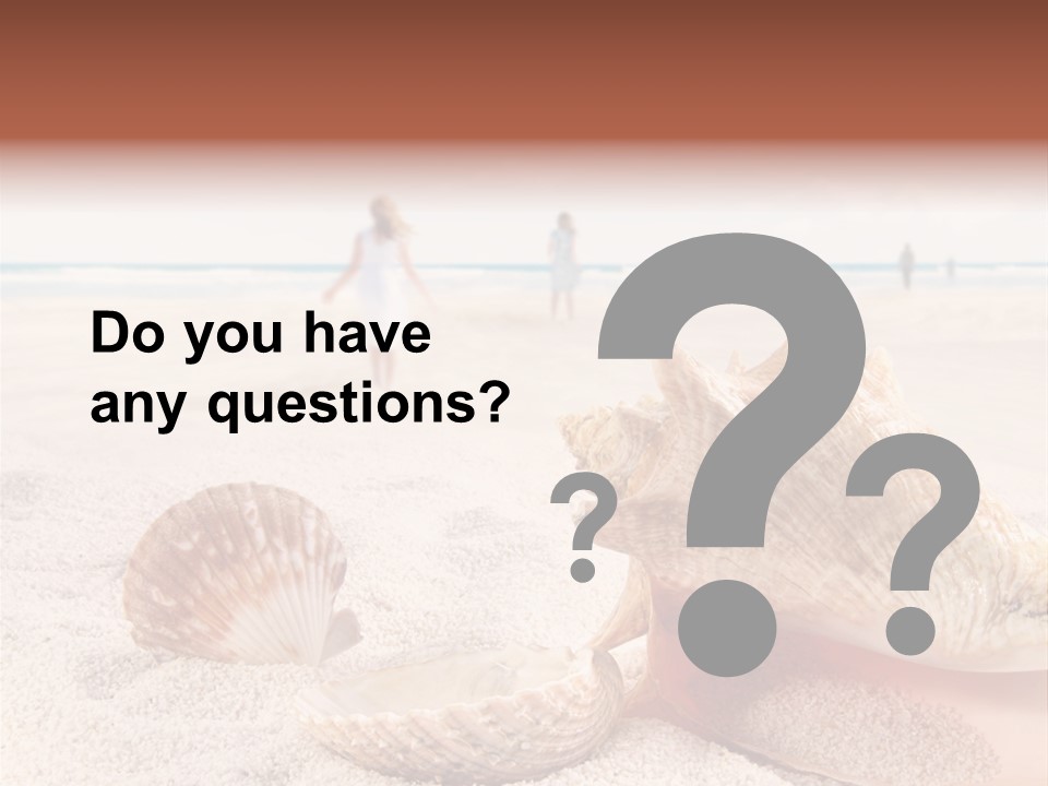 Beach Seashell Tropical PowerPoint Template