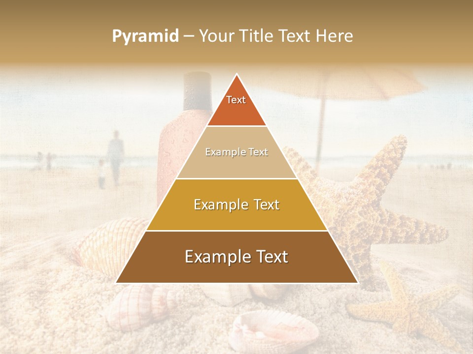 Beach Sky People PowerPoint Template