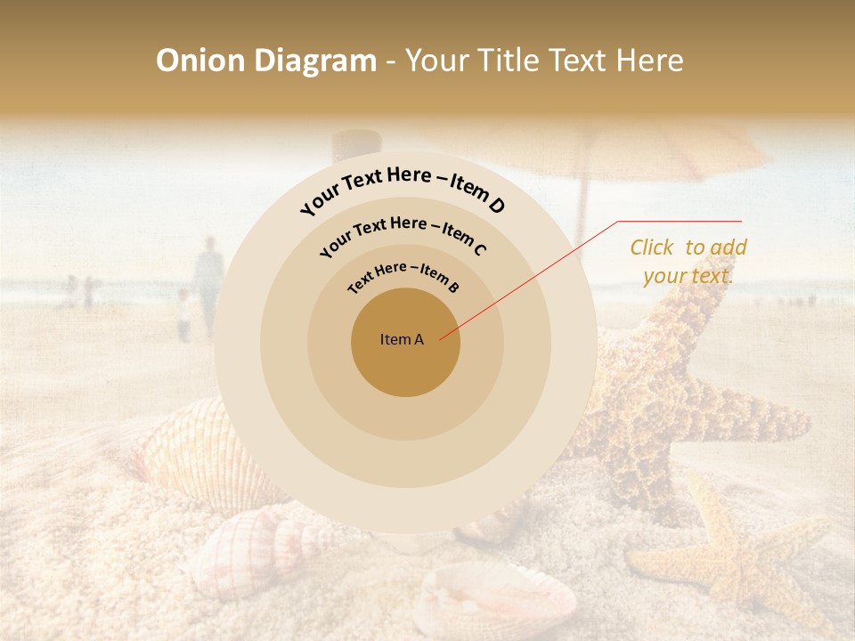 Beach Sky People PowerPoint Template