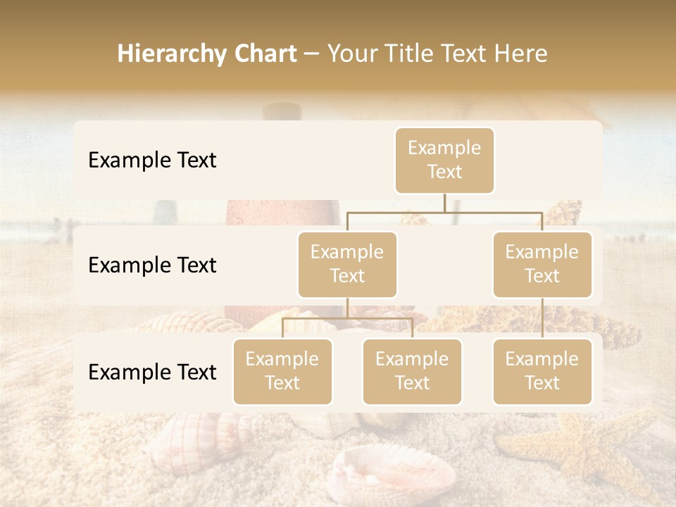 Beach Sky People PowerPoint Template