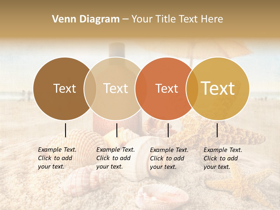 Beach Sky People PowerPoint Template