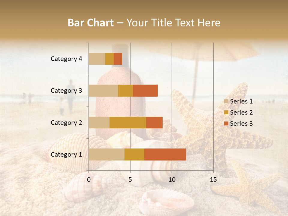 Beach Sky People PowerPoint Template