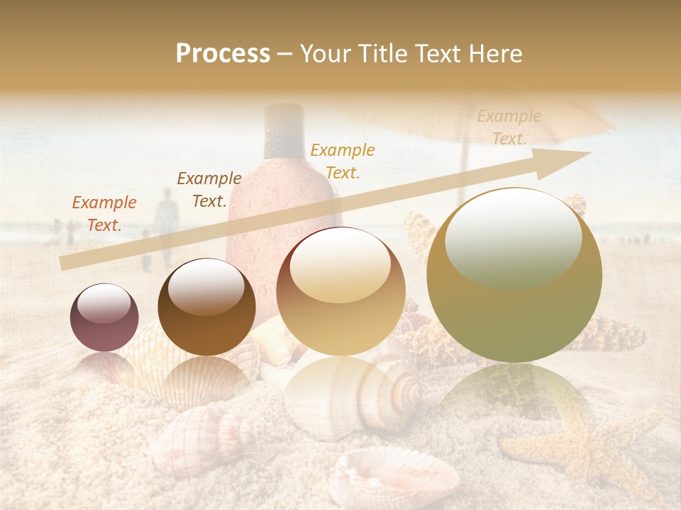 Beach Sky People PowerPoint Template