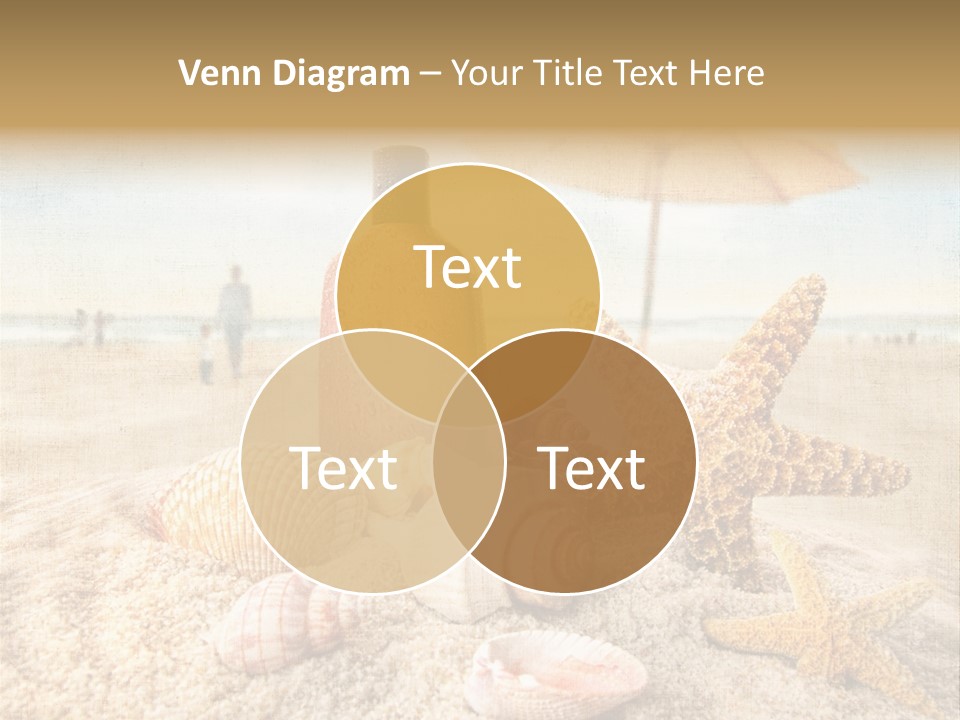 Beach Sky People PowerPoint Template