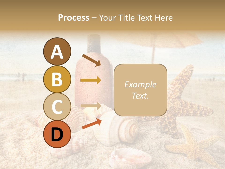 Beach Sky People PowerPoint Template