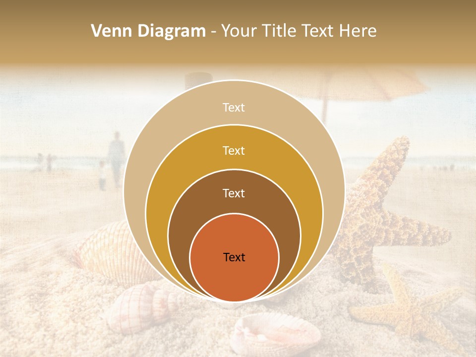 Beach Sky People PowerPoint Template