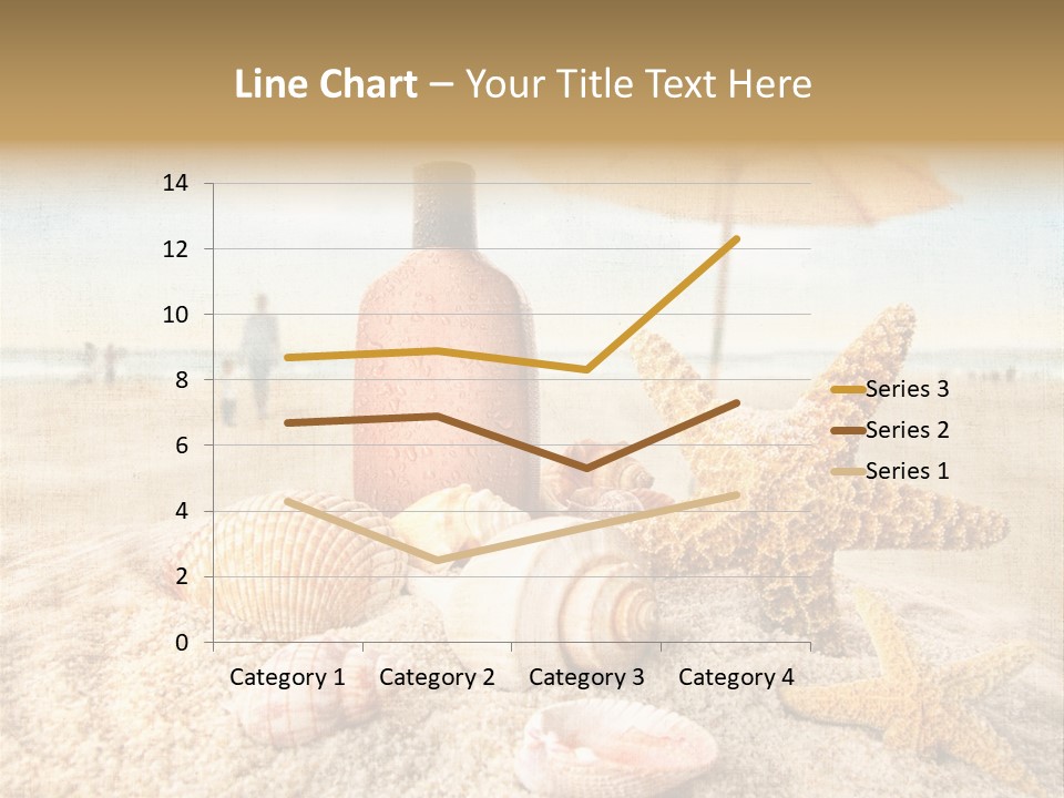 Beach Sky People PowerPoint Template