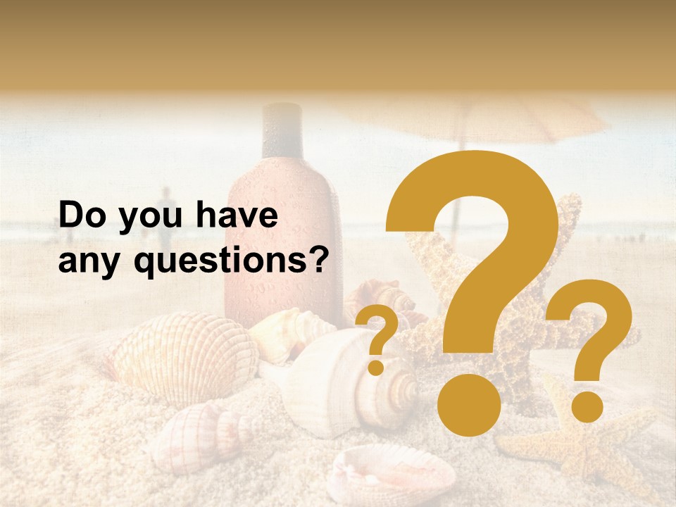 Beach Sky People PowerPoint Template