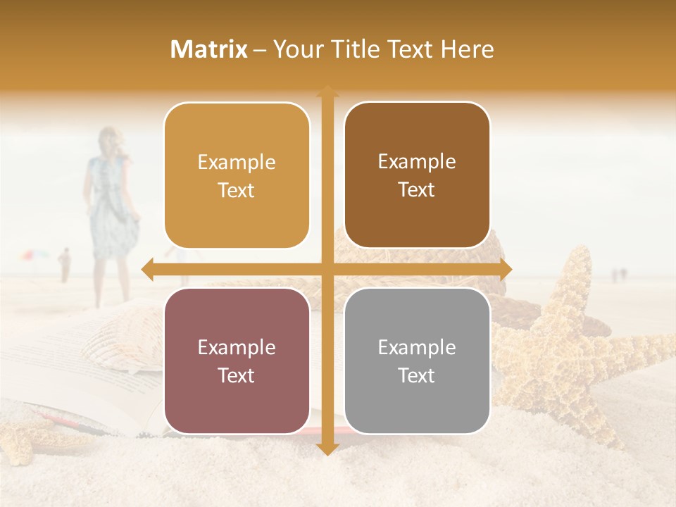 Background Sea Seashell PowerPoint Template