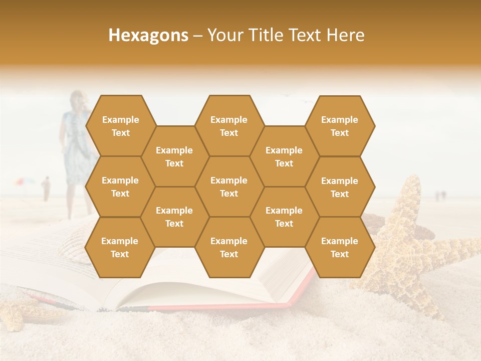 Background Sea Seashell PowerPoint Template