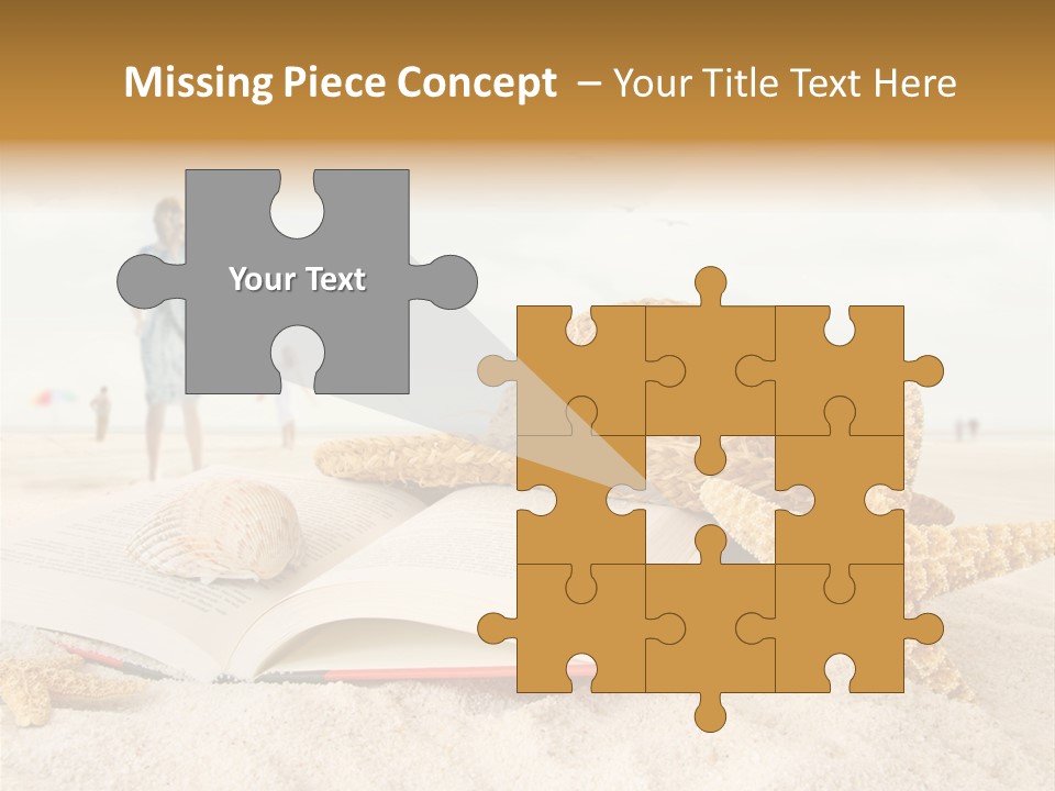 Background Sea Seashell PowerPoint Template