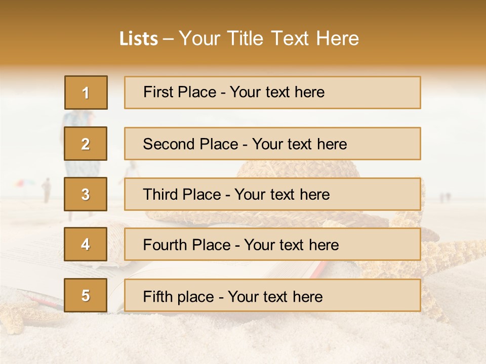 Background Sea Seashell PowerPoint Template