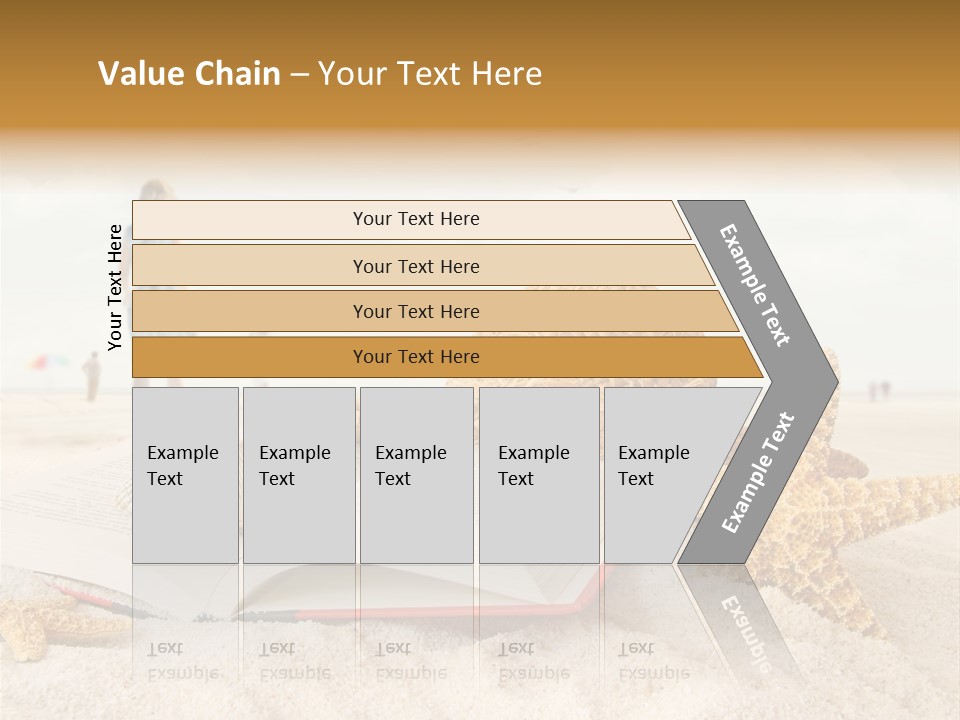 Background Sea Seashell PowerPoint Template