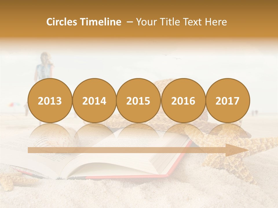 Background Sea Seashell PowerPoint Template