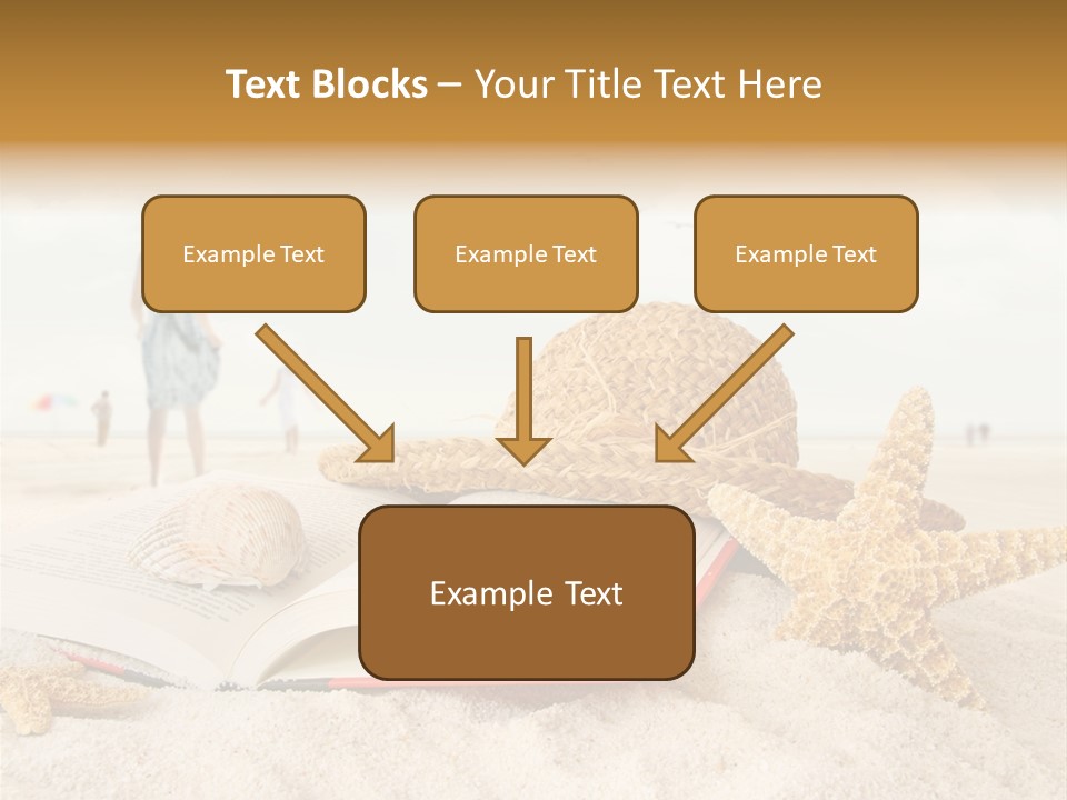 Background Sea Seashell PowerPoint Template