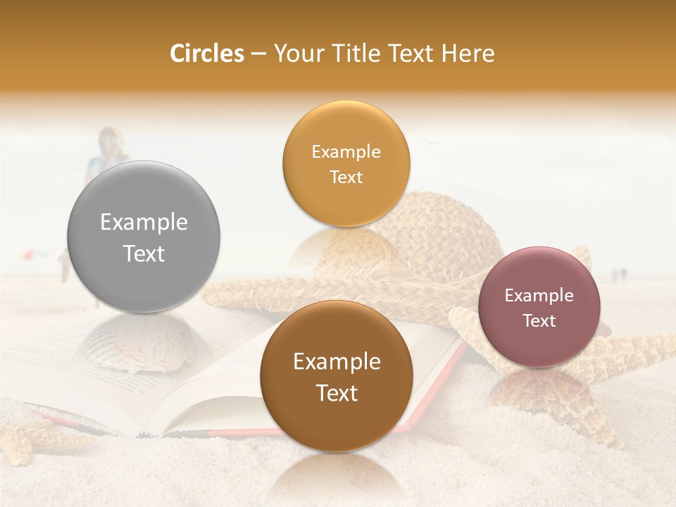Background Sea Seashell PowerPoint Template