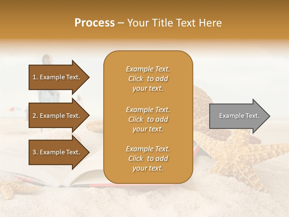 Background Sea Seashell PowerPoint Template