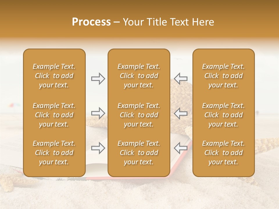 Background Sea Seashell PowerPoint Template